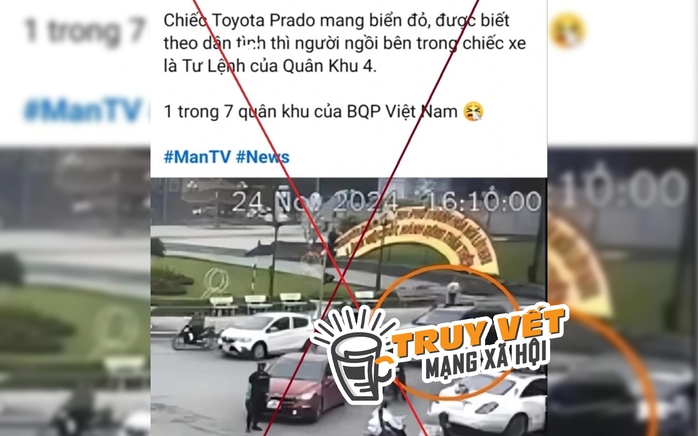Thực hư thông tin nhóm "vệ sĩ" dẹp đường cho đoàn xe đám cưới chặn xe Tư lệnh Quân khu 4- Ảnh 1. Thực hư thông tin nhóm "vệ sĩ" dẹp đường cho đoàn xe đám cưới chặn xe Tư lệnh Quân khu 4- Ảnh 1.