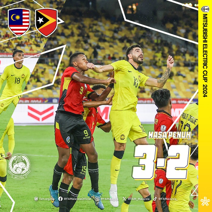 ASEAN Cup 2024: Timor Leste suýt tạo bất ngờ trước Malaysia- Ảnh 2. ASEAN Cup 2024: Timor Leste suýt tạo bất ngờ trước Malaysia- Ảnh 2.