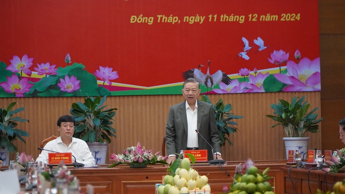 Tổng Bí thư yêu cầu Đồng Tháp huy động các thế mạnh đặc trưng để bứt phá- Ảnh 3. Tổng Bí thư yêu cầu Đồng Tháp huy động các thế mạnh đặc trưng để bứt phá- Ảnh 3.