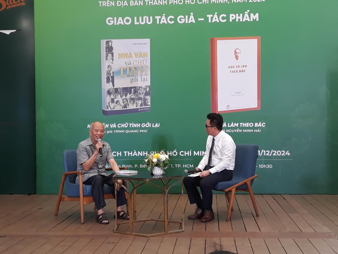 Giao lưu cùng tác giả "Nhà văn và chữ tình gởi lại"- Ảnh 3. Giao lưu cùng tác giả "Nhà văn và chữ tình gởi lại"- Ảnh 3.