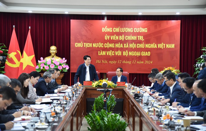 Chủ tịch nước: Đối ngoại cần làm tốt công tác tham mưu, dự báo- Ảnh 2. Chủ tịch nước: Đối ngoại cần làm tốt công tác tham mưu, dự báo- Ảnh 2.