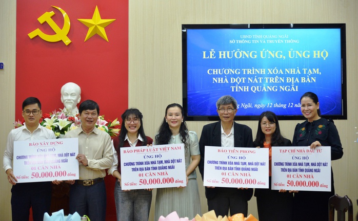Cơ quan truyền thông chung tay xóa nhà tạm, nhà dột nát ở Quảng Ngãi- Ảnh 1. Cơ quan truyền thông chung tay xóa nhà tạm, nhà dột nát ở Quảng Ngãi- Ảnh 1.