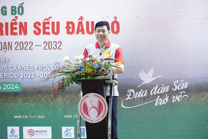 Chủ tịch UBND tỉnh Đồng Tháp kêu gọi cùng nhau “Đưa đàn sếu trở về”- Ảnh 1. Chủ tịch UBND tỉnh Đồng Tháp kêu gọi cùng nhau “Đưa đàn sếu trở về”- Ảnh 1.