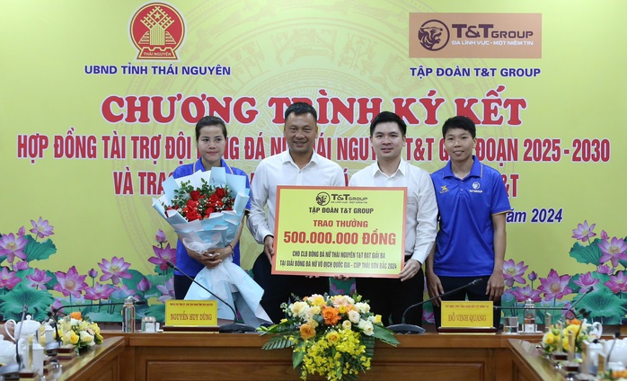 T&T Group thưởng lớn cho CLB nữ Thái Nguyên T&T trước chung kết Cúp Quốc gia- Ảnh 3.