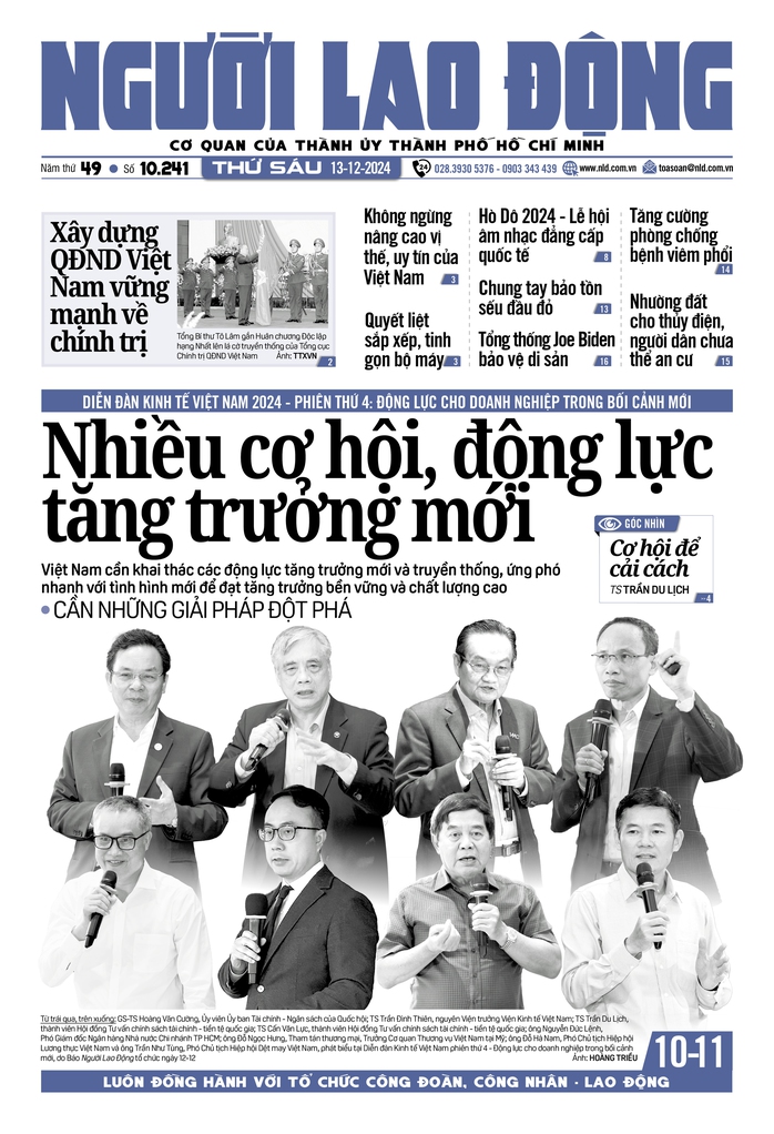 Báo in Người Lao Động 13-12: Tăng cường phòng chống bệnh viêm phổi- Ảnh 1. Báo in Người Lao Động 13-12: Tăng cường phòng chống bệnh viêm phổi- Ảnh 1.