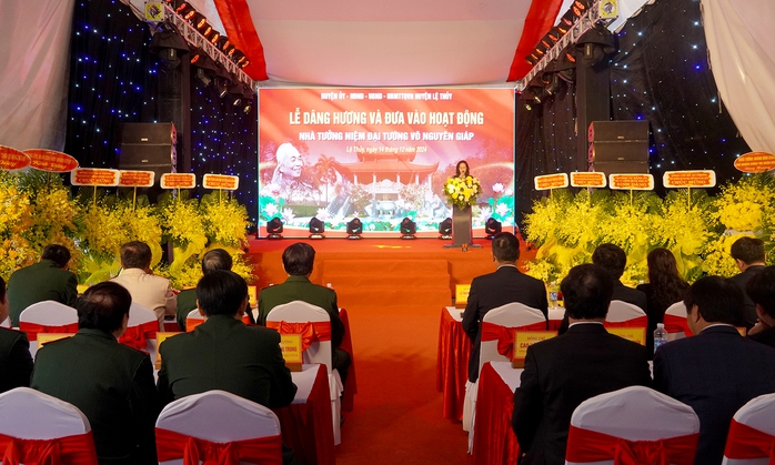 Khánh thành Nhà tưởng niệm Đại tướng Võ Nguyên Giáp- Ảnh 3. Khánh thành Nhà tưởng niệm Đại tướng Võ Nguyên Giáp- Ảnh 3.
