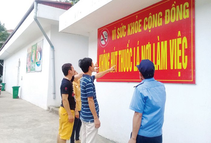 Xây dựng môi trường không thuốc lá- Ảnh 1. Xây dựng môi trường không thuốc lá- Ảnh 1.