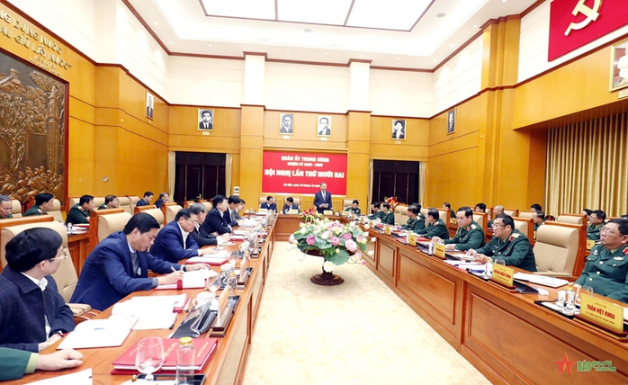 Tổng Bí thư Tô Lâm chủ trì Hội nghị Quân ủy Trung ương- Ảnh 2. Tổng Bí thư Tô Lâm chủ trì Hội nghị Quân ủy Trung ương- Ảnh 2.