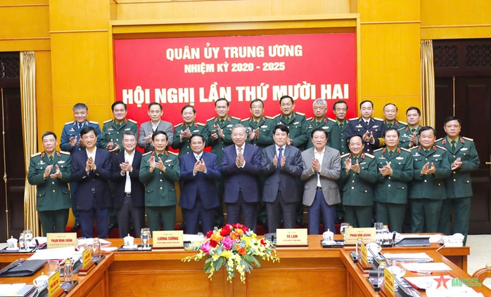 Tổng Bí thư Tô Lâm chủ trì Hội nghị Quân ủy Trung ương- Ảnh 3. Tổng Bí thư Tô Lâm chủ trì Hội nghị Quân ủy Trung ương- Ảnh 3.