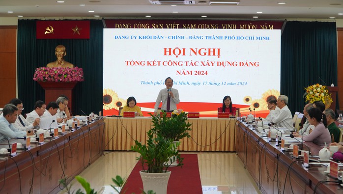 Hội nghị tổng kết công tác xây dựng Đảng năm 2024 của Đảng ủy Khối Dân - Chính - Đảng TP HCM Hội nghị tổng kết công tác xây dựng Đảng năm 2024 của Đảng ủy Khối Dân - Chính - Đảng TP HCM
