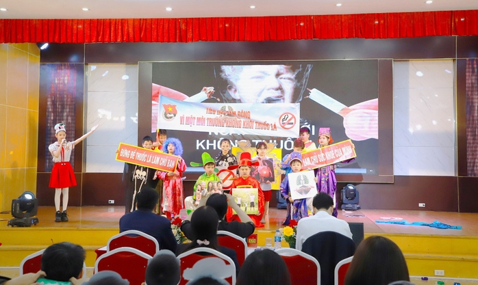 Đưa kiến thức phòng chống tác hại thuốc lá vào trường học- Ảnh 1.