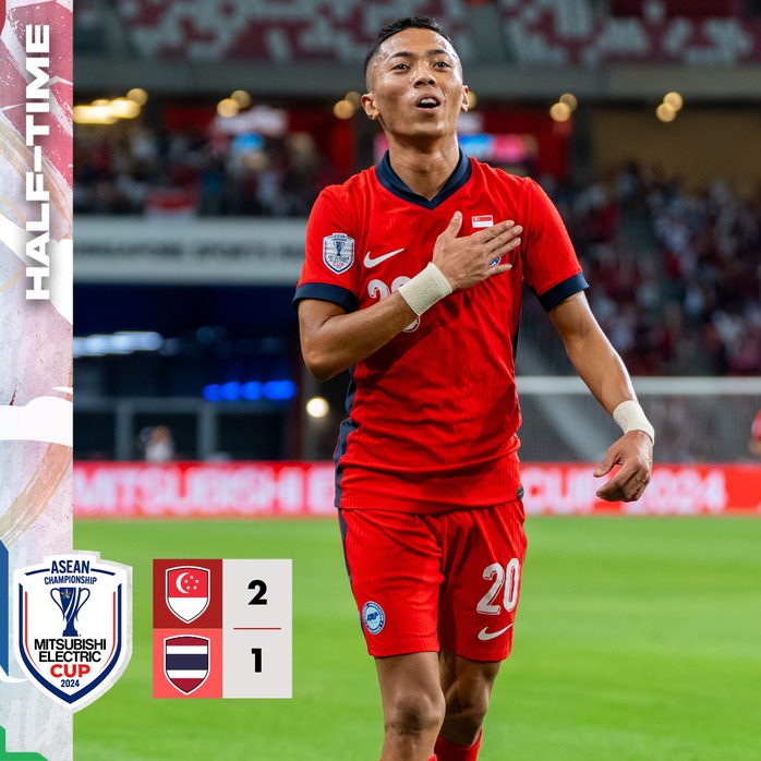 ASEAN Cup 2024: Thắng ngược Singapore, Thái Lan giữ vững ngôi đầu- Ảnh 1. ASEAN Cup 2024: Thắng ngược Singapore, Thái Lan giữ vững ngôi đầu- Ảnh 1.