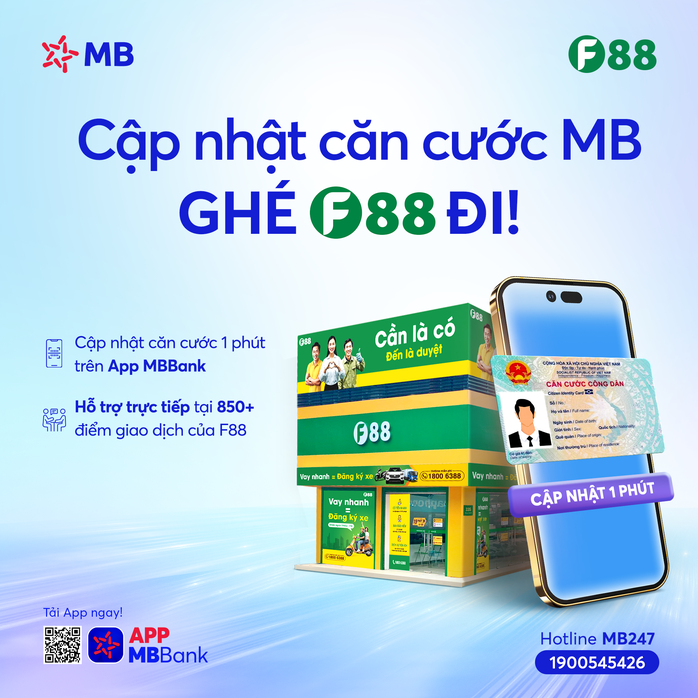 F88 cung cấp dịch vụ ngân hàng sau cái bắt tay chiến lược với MB- Ảnh 2. F88 cung cấp dịch vụ ngân hàng sau cái bắt tay chiến lược với MB- Ảnh 2.