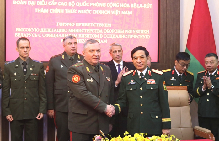 Bộ trưởng Quốc phòng Belarus thăm chính thức Việt Nam- Ảnh 9. Bộ trưởng Quốc phòng Belarus thăm chính thức Việt Nam- Ảnh 9.