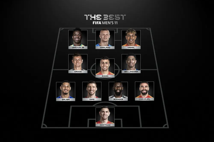 FIFA The Best 2024: Vinicius Junior đăng quang sau cú sốc Quả bóng vàng- Ảnh 3. FIFA The Best 2024: Vinicius Junior đăng quang sau cú sốc Quả bóng vàng- Ảnh 3.