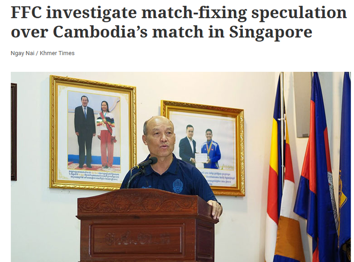 LĐBĐ Campuchia điều tra nghi vấn tuyển nước này bán độ ở ASEAN Cup 2024- Ảnh 2. LĐBĐ Campuchia điều tra nghi vấn tuyển nước này bán độ ở ASEAN Cup 2024- Ảnh 2.