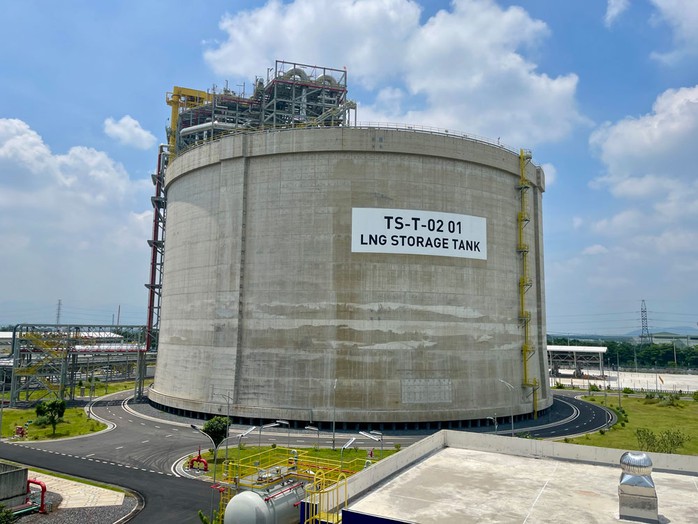 Hoạt động tại kho LNG 1 triệu tấn Thị Vải (tỉnh Bà Rịa - Vũng Tàu). Ảnh: TẬP ĐOÀN DẦU KHÍ VIỆT NAM Hoạt động tại kho LNG 1 triệu tấn Thị Vải (tỉnh Bà Rịa - Vũng Tàu). Ảnh: TẬP ĐOÀN DẦU KHÍ VIỆT NAM