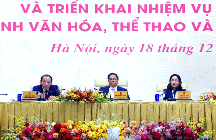 Thủ tướng dự hội nghị toàn quốc ngành văn hóa, thể thao và du lịch- Ảnh 2. Thủ tướng dự hội nghị toàn quốc ngành văn hóa, thể thao và du lịch- Ảnh 2.