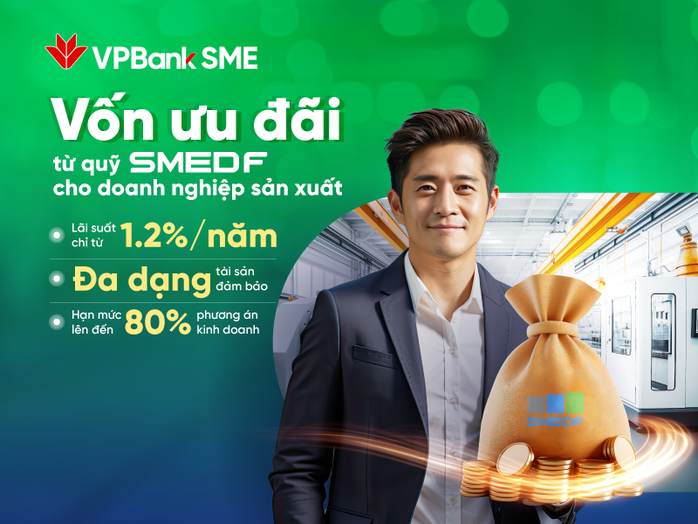 Quỹ Phát triển Doanh nghiệp nhỏ và vừa liên kết với VPBank hỗ trợ doanh nghiệp sản xuất- Ảnh 1. Quỹ Phát triển Doanh nghiệp nhỏ và vừa liên kết với VPBank hỗ trợ doanh nghiệp sản xuất- Ảnh 1.