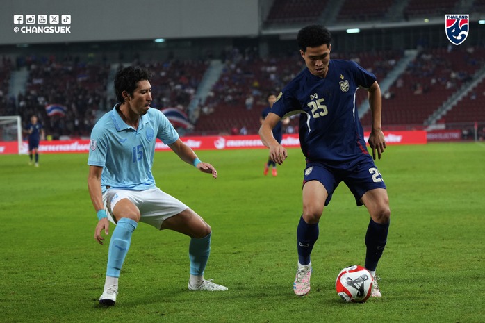ASEAN Cup 2024: Thái Lan thắng ngược Campuchia, xác định 2 vé bán kết bảng A- Ảnh 1. ASEAN Cup 2024: Thái Lan thắng ngược Campuchia, xác định 2 vé bán kết bảng A- Ảnh 1.
