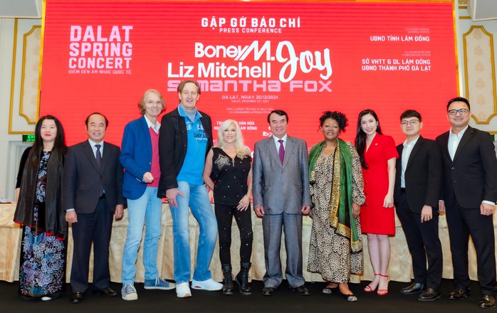 Gặp gỡ ban nhạc Boney M, nữ hoàng nhạc Pop Samantha Fox tại Đà Lạt- Ảnh 1.