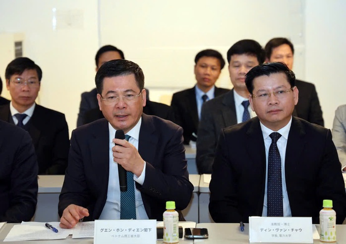 Bộ trưởng Nguyễn Hồng Diên gặp các doanh nghiệp hàng đầu về điện hạt nhân ở Nhật Bản - Ảnh 1. Bộ trưởng Nguyễn Hồng Diên gặp các doanh nghiệp hàng đầu về điện hạt nhân ở Nhật Bản - Ảnh 1.