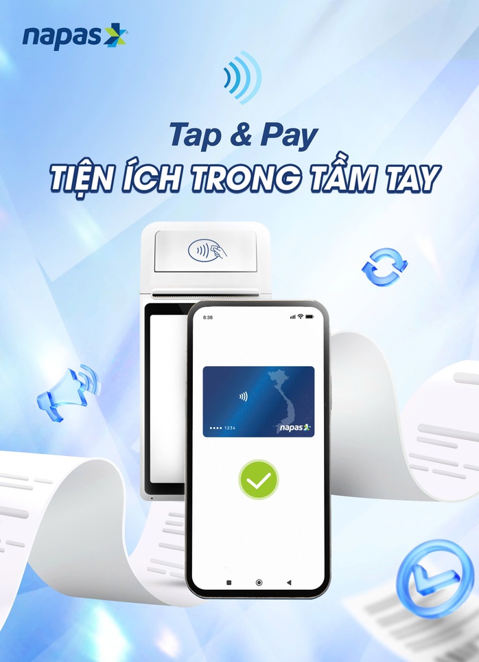 Chính thức ra mắt dịch vụ thanh toán di động Tap & Pay- Ảnh 1. Chính thức ra mắt dịch vụ thanh toán di động Tap & Pay- Ảnh 1.