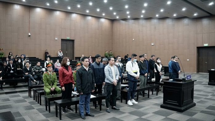Các bị cáo tại tòa Các bị cáo tại tòa