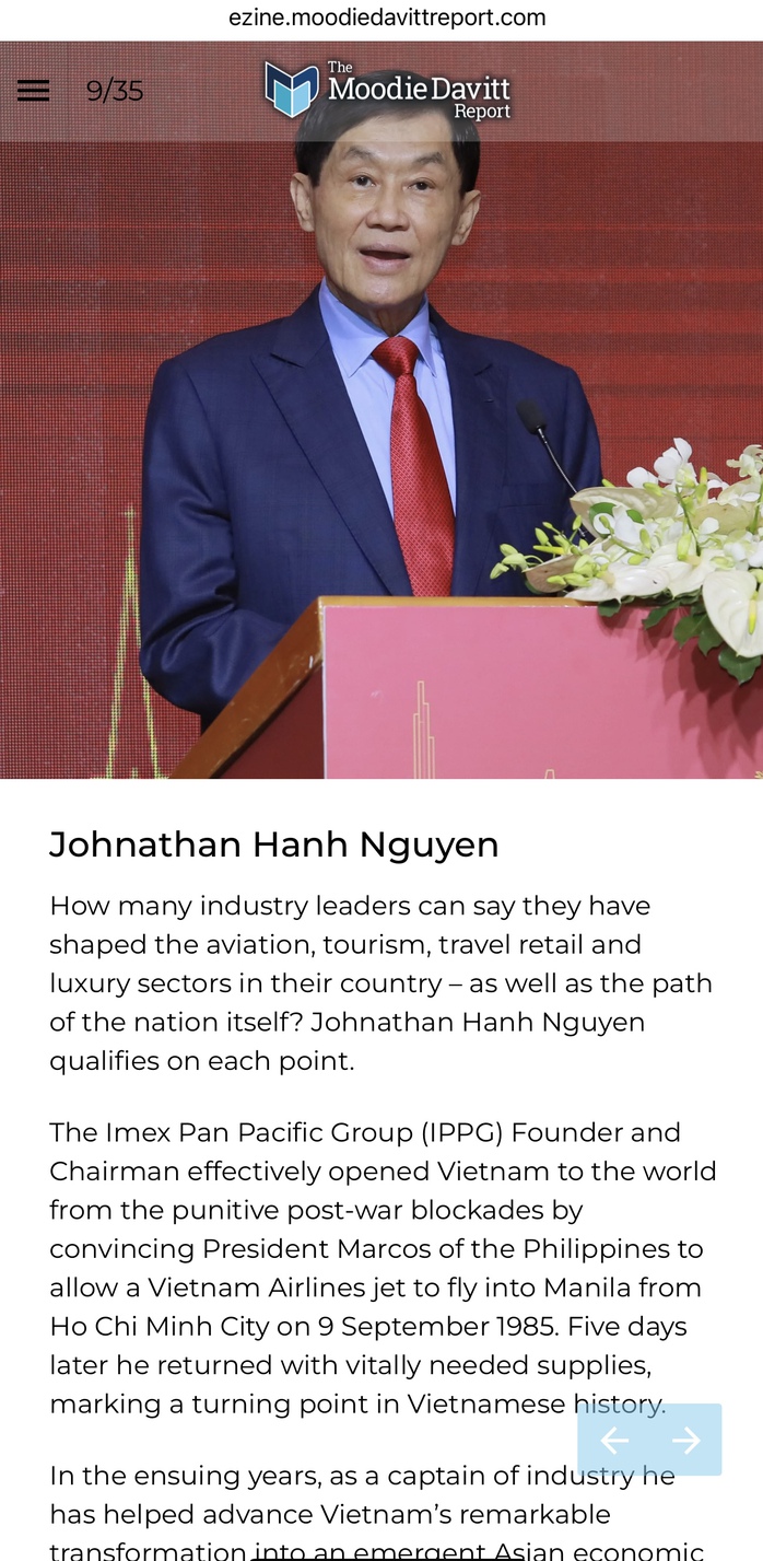 Báo quốc tế vinh danh ông Johnathan Hạnh Nguyễn- Ảnh 2. Báo quốc tế vinh danh ông Johnathan Hạnh Nguyễn- Ảnh 2.