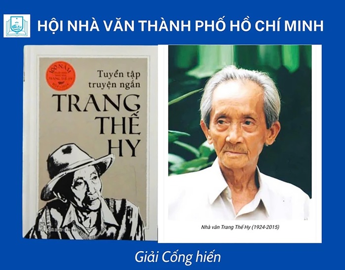 Cố nhà văn Trang Thế Hy được trao giải Cống hiến- Ảnh 1. Cố nhà văn Trang Thế Hy được trao giải Cống hiến- Ảnh 1.
