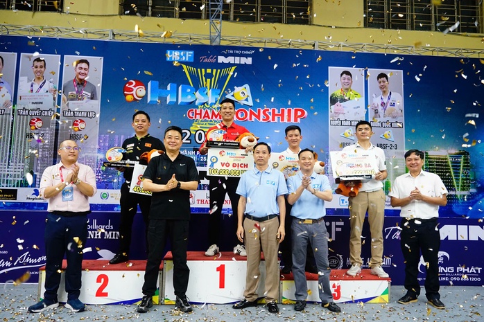 Ngô Đình Nại vô địch carom ba băng Giải Billiards HBSF - Min Table 2024- Ảnh 3. Ngô Đình Nại vô địch carom ba băng Giải Billiards HBSF - Min Table 2024- Ảnh 3.