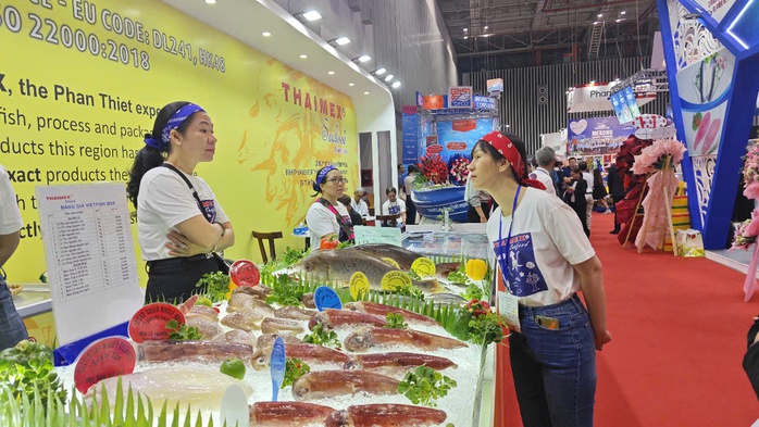Doanh nghiệp thủy sản tích cực tham gia các sự kiện xúc tiến thương mại để đẩy mạnh xuất khẩuẢnh: AN NA Doanh nghiệp thủy sản tích cực tham gia các sự kiện xúc tiến thương mại để đẩy mạnh xuất khẩuẢnh: AN NA