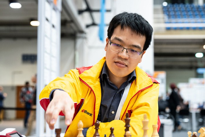 Lê Quang Liêm tranh tài tại Giải Vô địch cờ vua nhanh, cờ chớp thế giới. Ảnh: FIDE Lê Quang Liêm tranh tài tại Giải Vô địch cờ vua nhanh, cờ chớp thế giới. Ảnh: FIDE