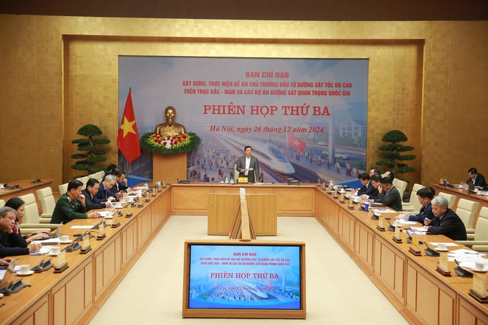 Tháng 12-2027, khởi công đường sắt cao tốc Bắc - Nam- Ảnh 1. Tháng 12-2027, khởi công đường sắt cao tốc Bắc - Nam- Ảnh 1.