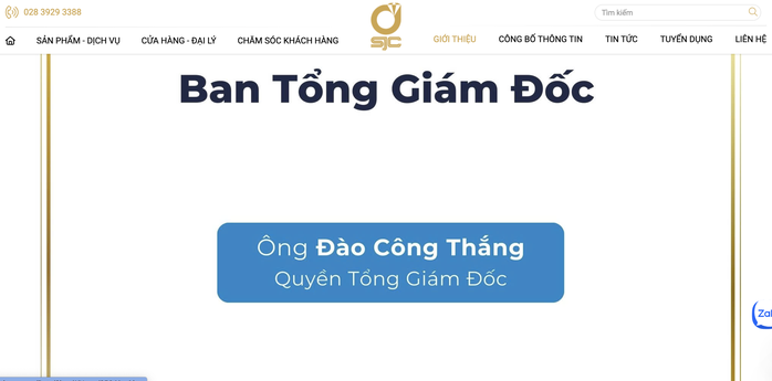Công ty Vàng bạc Đá quý Sài Gòn có quyền tổng giám đốc- Ảnh 1. Công ty Vàng bạc Đá quý Sài Gòn có quyền tổng giám đốc- Ảnh 1.