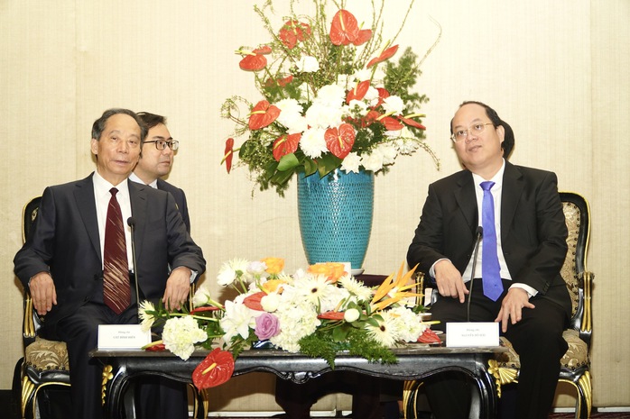 Phó Bí thư Thường trực Thành ủy TP HCM Nguyễn Hồ Hải tiếp Hội giao lưu quốc tế Trung Quốc- Ảnh 2. Phó Bí thư Thường trực Thành ủy TP HCM Nguyễn Hồ Hải tiếp Hội giao lưu quốc tế Trung Quốc- Ảnh 2.