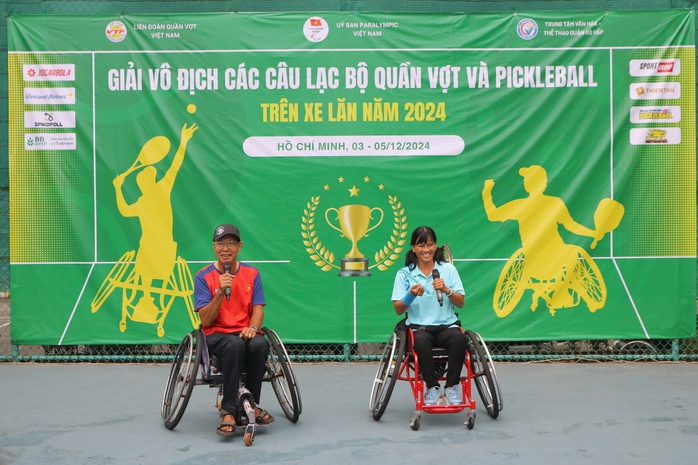 Khai mạc Giải vô địch các CLB quần vợt và Pickleball trên xe lăn- Ảnh 1. Khai mạc Giải vô địch các CLB quần vợt và Pickleball trên xe lăn- Ảnh 1.
