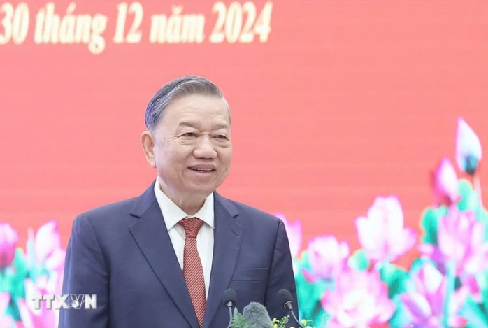 Toàn văn phát biểu của Tổng Bí thư Tô Lâm tại buổi gặp mặt đại biểu trí thức, nhà khoa học- Ảnh 1. Toàn văn phát biểu của Tổng Bí thư Tô Lâm tại buổi gặp mặt đại biểu trí thức, nhà khoa học- Ảnh 1.