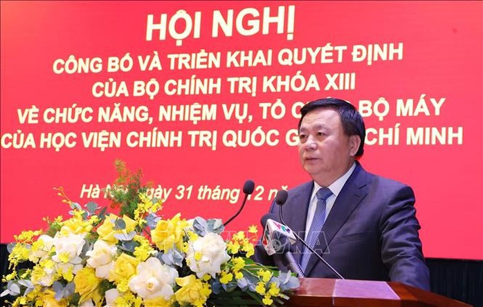Học viện Chính trị quốc gia Hồ Chí Minh giảm 23 đầu mối cấp vụ- Ảnh 1. Học viện Chính trị quốc gia Hồ Chí Minh giảm 23 đầu mối cấp vụ- Ảnh 1.