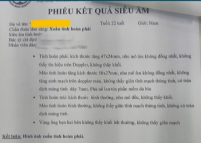 Nam sinh viên phải cắt bỏ tinh hoàn vì cố chịu đau để ôn thi- Ảnh 1. Nam sinh viên phải cắt bỏ kèo nhà cái tỷ lệ bóng đá hoàn vì cố chịu đau để ôn thi- Ảnh 1.