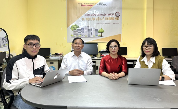 Tọa đàm trực tuyến: "Phòng chống tác hại thuốc lá tại nơi làm việc, trường học"- Ảnh 1. Tọa đàm trực tuyến: "Phòng chống tác hại thuốc lá tại nơi làm việc, trường học"- Ảnh 1.