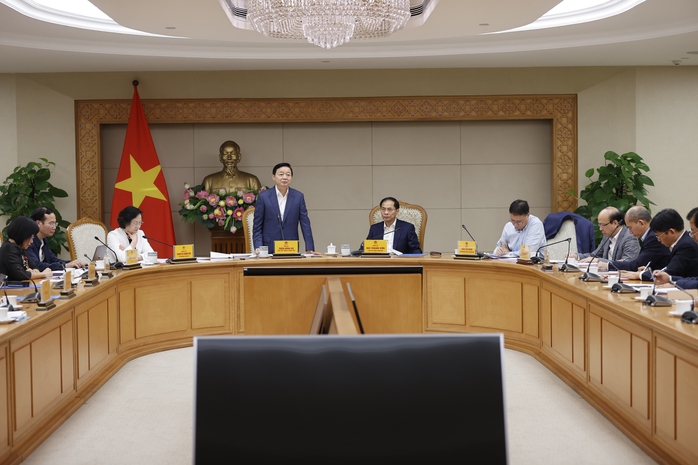 Hai Phó Thủ tướng làm việc về sắp xếp tổ chức, bộ máy 2 viện hàn lâm khoa học- Ảnh 1. Hai Phó Thủ tướng làm việc về sắp xếp tổ chức, bộ máy 2 viện hàn lâm khoa học- Ảnh 1.