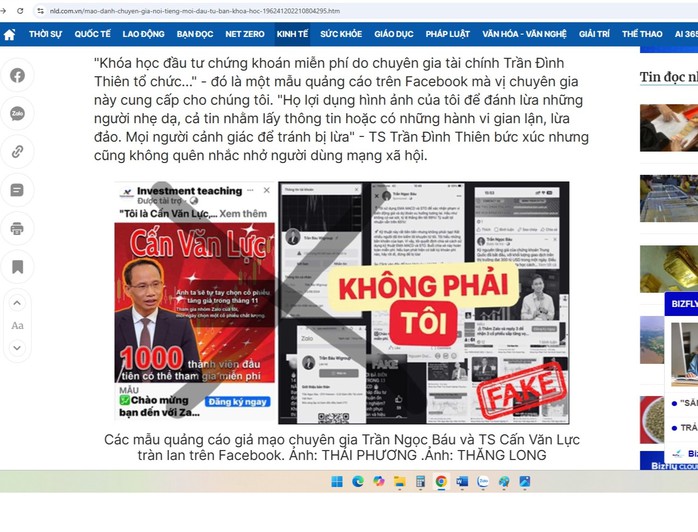 Facebook nói gì về quảng cáo mạo danh chuyên gia trên nền tảng?- Ảnh 1. Facebook nói gì về quảng cáo mạo danh chuyên gia trên nền tảng?- Ảnh 1.