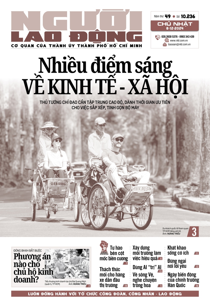 Báo in ngày 8-12: Nhiều điểm sáng về kinh tế - xã hội- Ảnh 1. Báo in ngày 8-12: Nhiều điểm sáng về kinh tế - xã hội- Ảnh 1.
