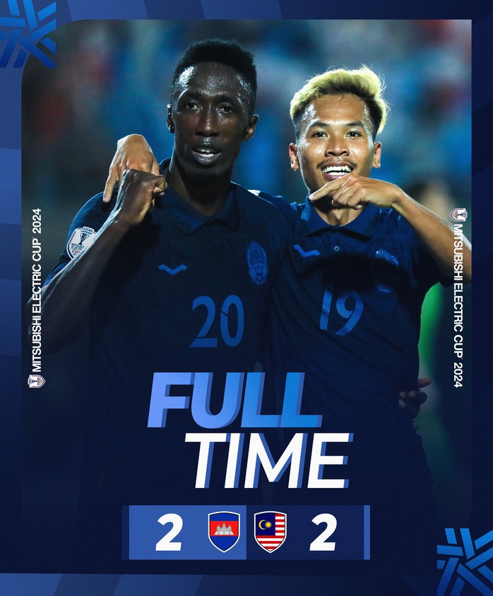 ASEAN Cup 2024: Cầu thủ nhập tịch toả sáng, Campuchia và Malaysia chia điểm- Ảnh 2. ASEAN Cup 2024: Cầu thủ nhập tịch toả sáng, Campuchia và Malaysia chia điểm- Ảnh 2.