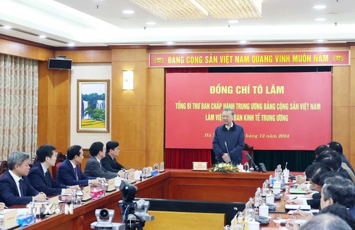 Tổng Bí thư Tô Lâm: Ban Kinh tế Trung ương luôn nhận được sự quan tâm đặc biệt- Ảnh 1. Tổng Bí thư Tô Lâm: Ban Kinh tế Trung ương luôn nhận được sự quan tâm đặc biệt- Ảnh 1.