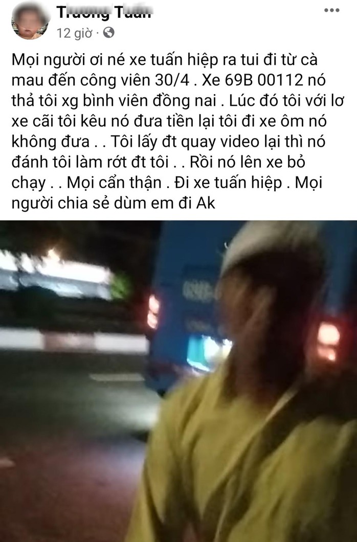 Hành khách tố bị phụ xe đánh, nhà xe nói gì?- Ảnh 1. Hành khách tố bị phụ xe đánh, nhà xe nói gì?- Ảnh 1.