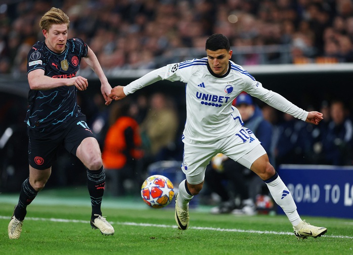 Hạ gục Copenhagen, Man City mở toang cửa tứ kết Champions League- Ảnh 8. Hạ gục Copenhagen, Man City mở toang cửa tứ kết Champions League- Ảnh 8.