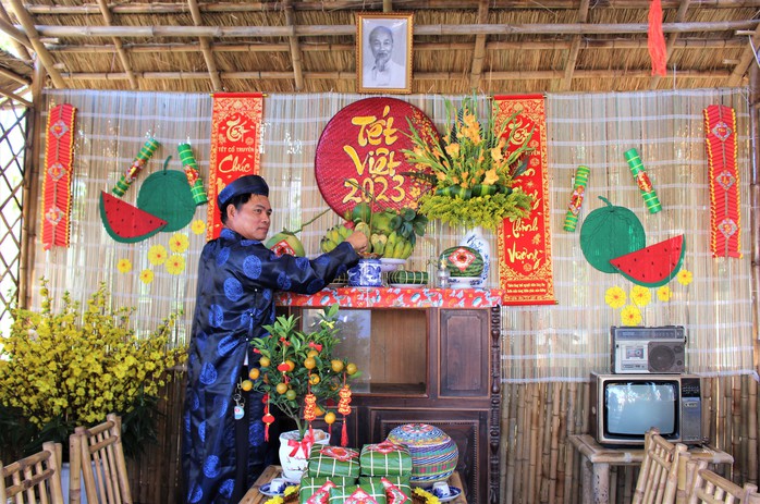 “Xuân sum vầy - Tết sẻ chia”: Nhớ Tết xưa cùng cha về quê nội- Ảnh 3. “Xuân sum vầy - Tết sẻ chia”: Nhớ Tết xưa cùng cha về quê nội- Ảnh 3.