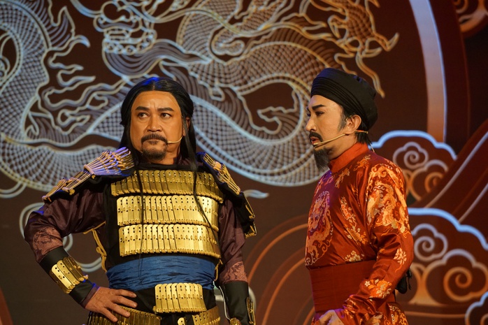 Hồng Vân, Kim Tử Long, Hoàng Sơn hội ngộ trong vở kịch "Tình sử Thăng Long"- Ảnh 7. Hồng Vân, Kim Tử Long, Hoàng Sơn hội ngộ trong vở kịch "Tình sử Thăng Long"- Ảnh 7.